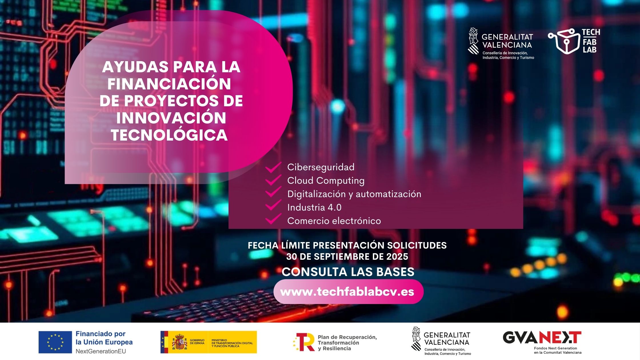 Ayudas para la financiación de proyectos de innovación tecnológica a PYMES