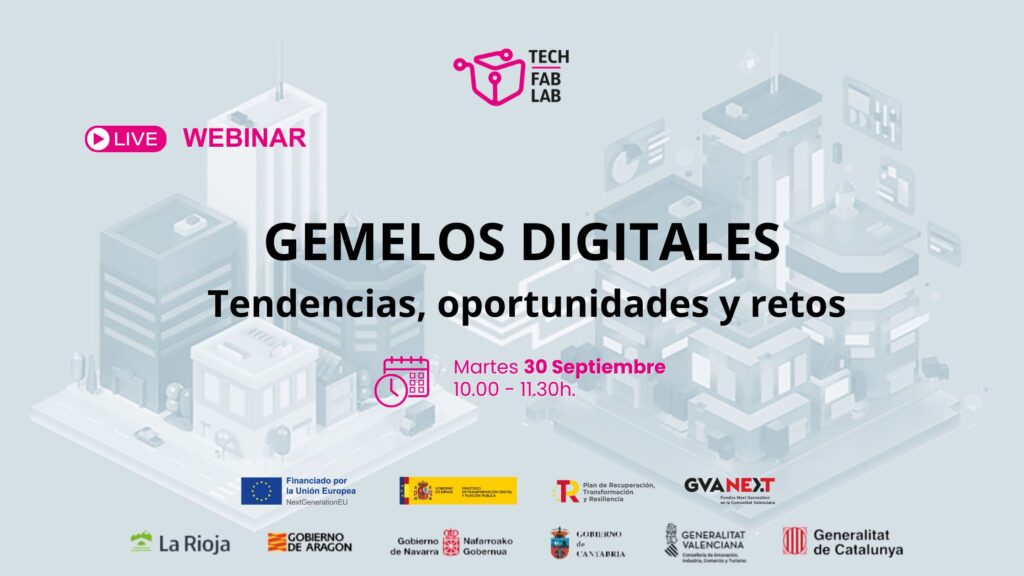 Webinar Gemelos Digitales Tech Fablab CV